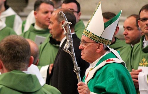 Pope Francis celebrates Sunday Mass July 7