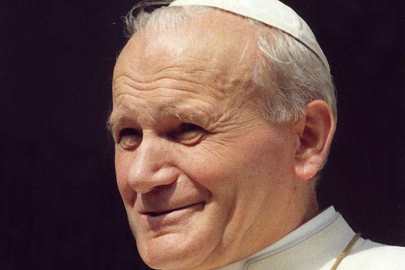 St. John Paul II at the General Audience in St. Peter's Square