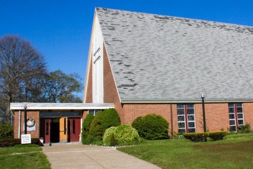 The now closed St. Francis X. Cabrini Church in Scituate