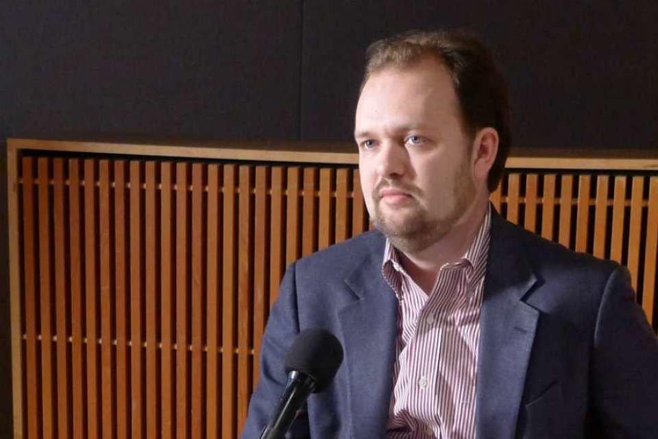 Ross Douthat. Credit: On Being via Flickr CC by NC SA 20