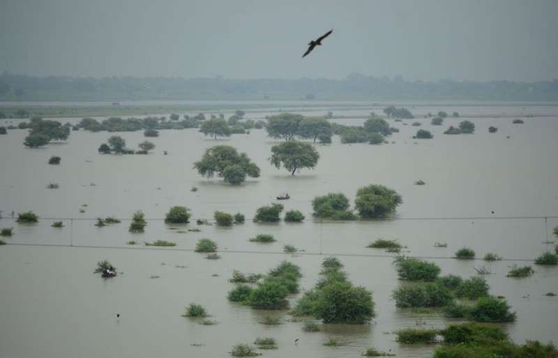 Flooding along the Ganges River Aug 21