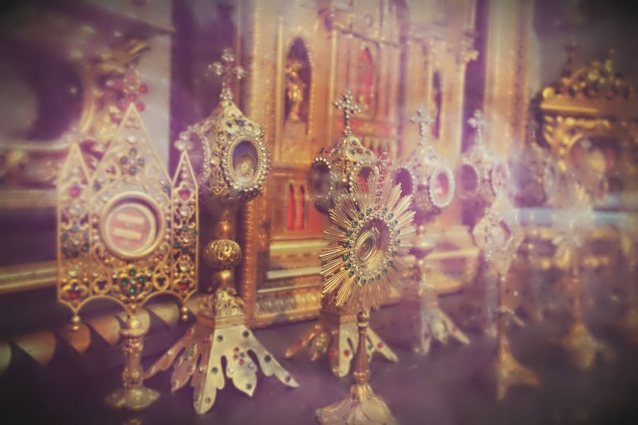 Relics at St. Anthony's Chapel in Pittsburgh