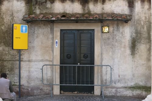 The Vatican plans renovations of these restrooms for pilgrims next to Bernini's colonnades