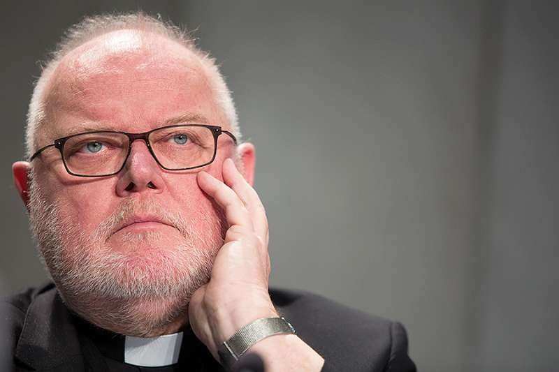 Cardinal Reinhard Marx of Munich and Freising at the Holy See press office