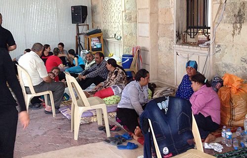 Persons displaced by the Islamic State who have sought refuge in Ankawa