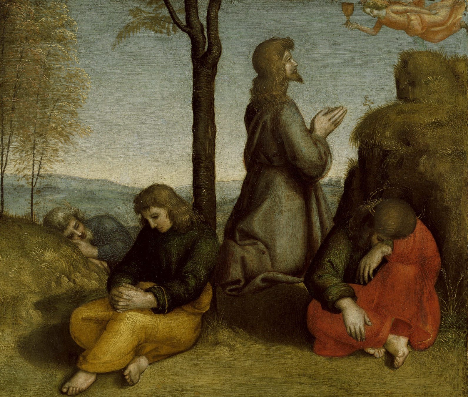 Detail from "The Agony in the Garden."