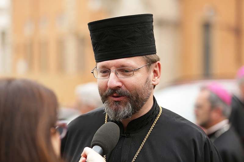 Major Archbishop Sviatoslav Shevchuk. Credit: Daniel Ibanez/CNA