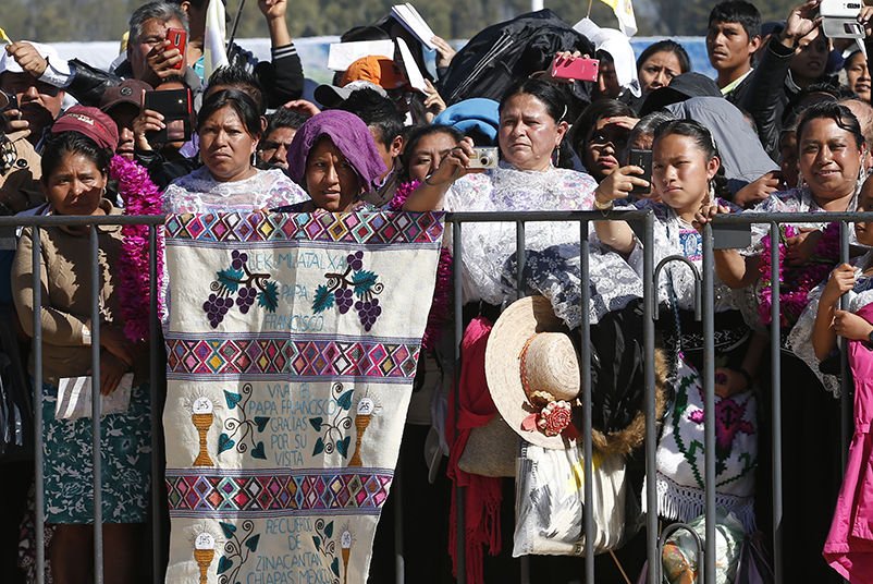 Pope Francis Mexico Chiapas Mass