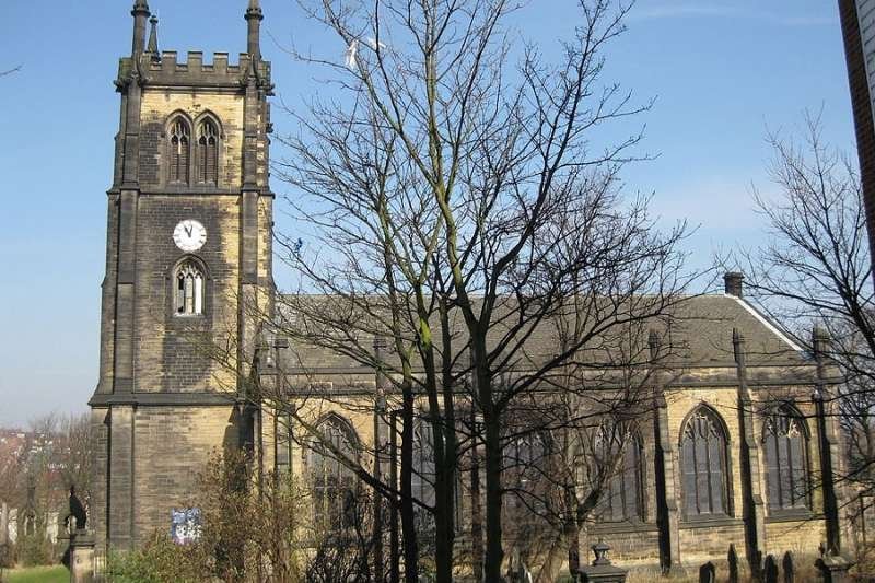 St. Mark's Church Woodhouse. Wikimedia Commons.