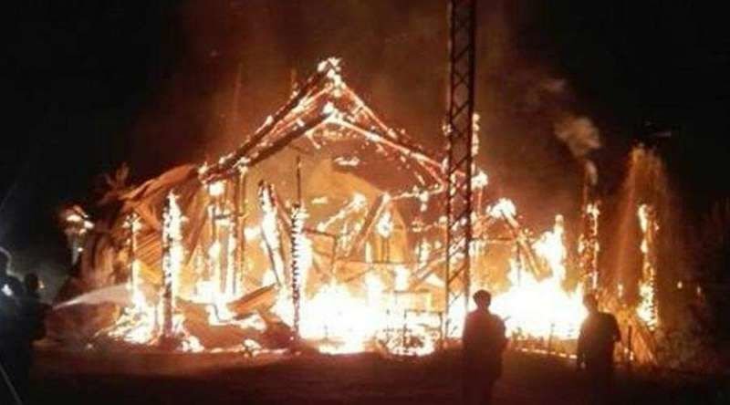 Virgen de la Candelaria Chapel burns on Jan. 20
