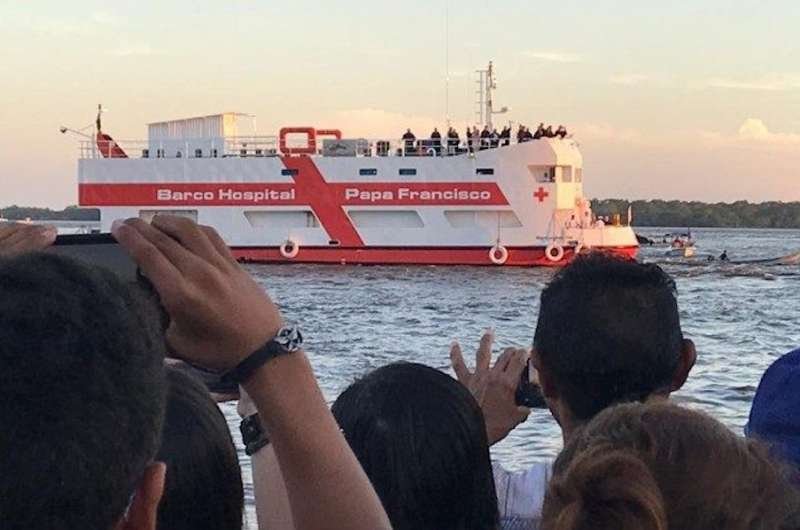 Pope Francis hospital ship. Credit: Vatican Media.
