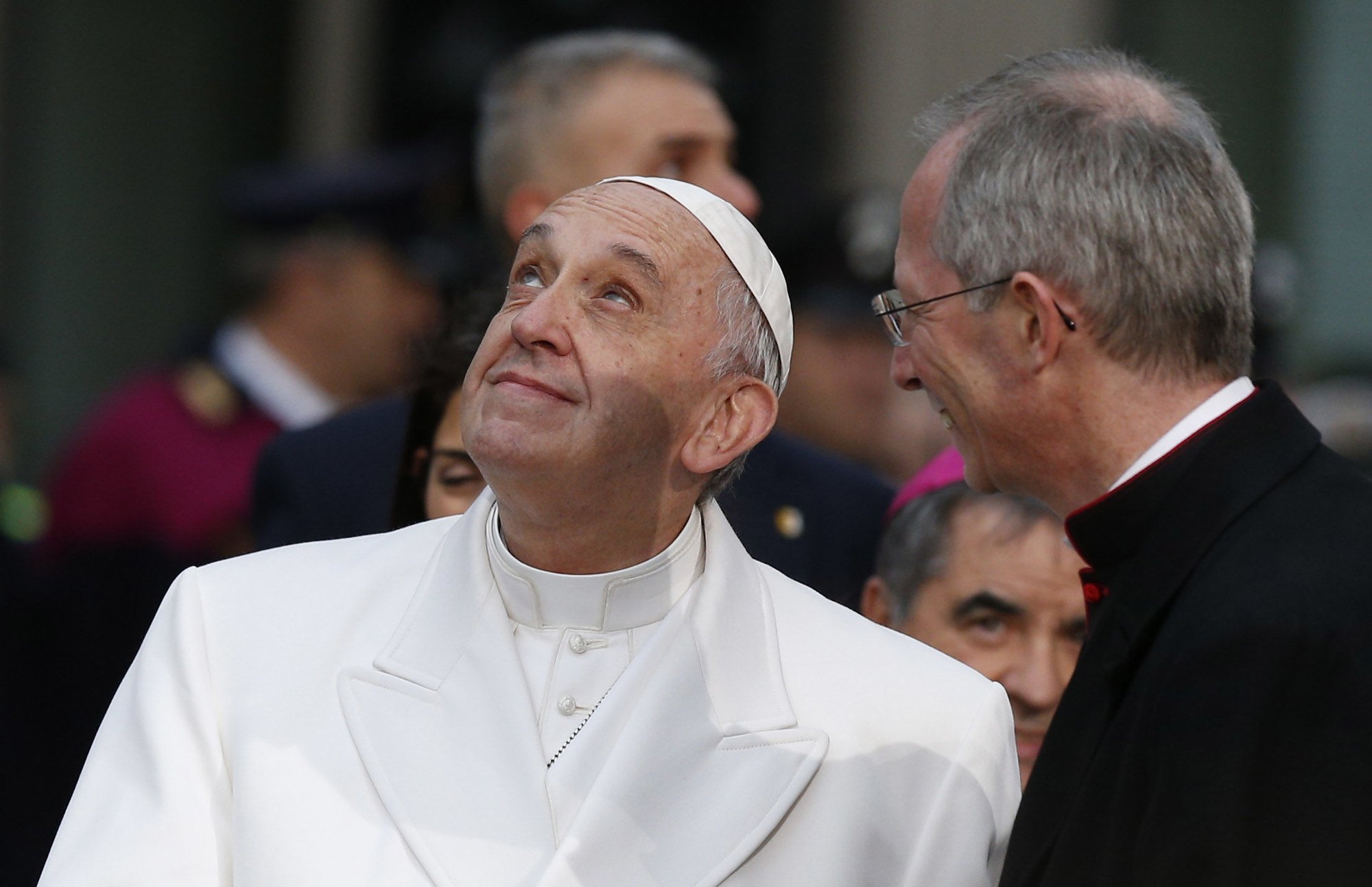 Pope Francis celebrates the Immaculate Conception near the Spanish Steps in Rome