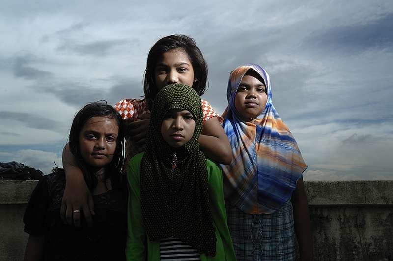 Rohingya girls. Credit: AMRUL AZUAR MOKHTAR/Shutterstock.