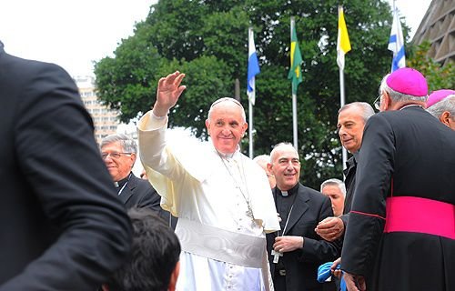 Pope Francis in Rio de Janeiro for World Youth Day