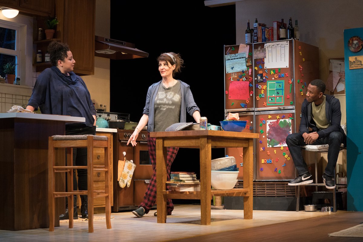 Natalie Woolams-Torres (left) as "Letter Writer #2