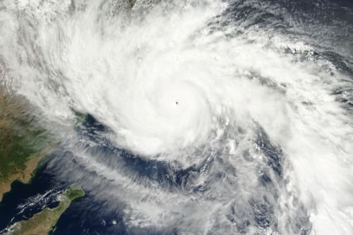 Hurricane Patricia is seen approaching Mexico