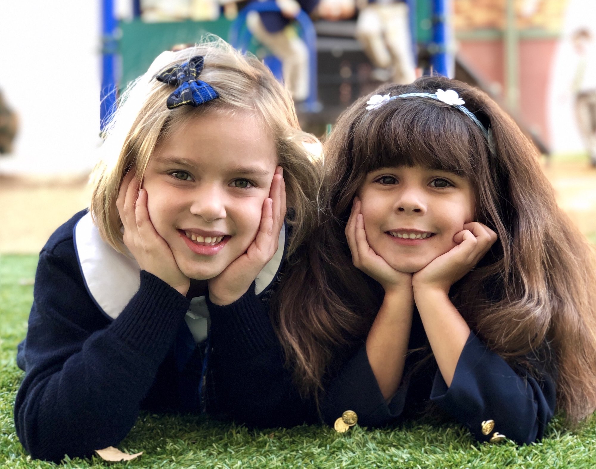 Students on the playground at St. Andrew School in Pasadena. (COURTESY ST. ANDREW SCHOOL)