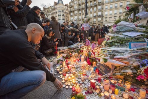Memorial for Paris attacks at Bataclan Theater