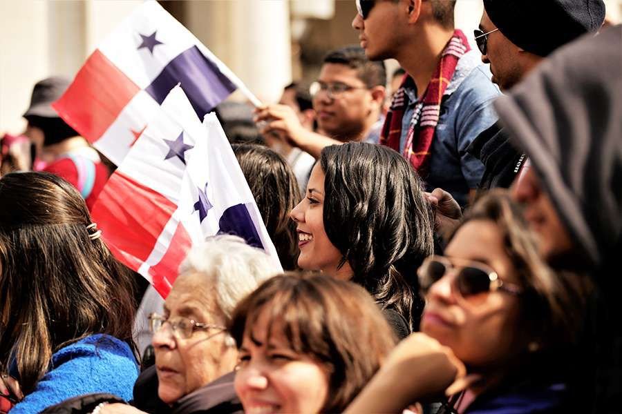 Panamanian pilgrims attend Pope Francis General Audience in St. Peter's Square