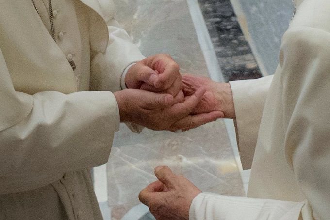 Benedict XVI to Francis: 'your goodness is a place where I feel protected'