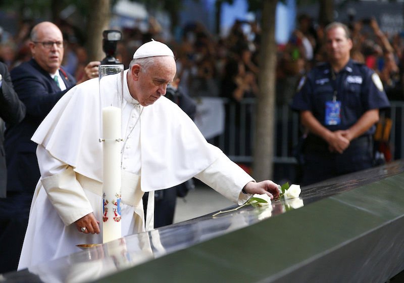 Pope at 911 Memorial