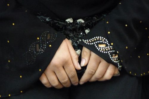 The hands of a Syrian refugee woman. Credit: Kevin Jones/CNA.