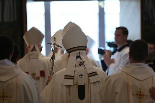 Pope Francis celebrates Mass at the Pontifical North American College in Rome on May 2