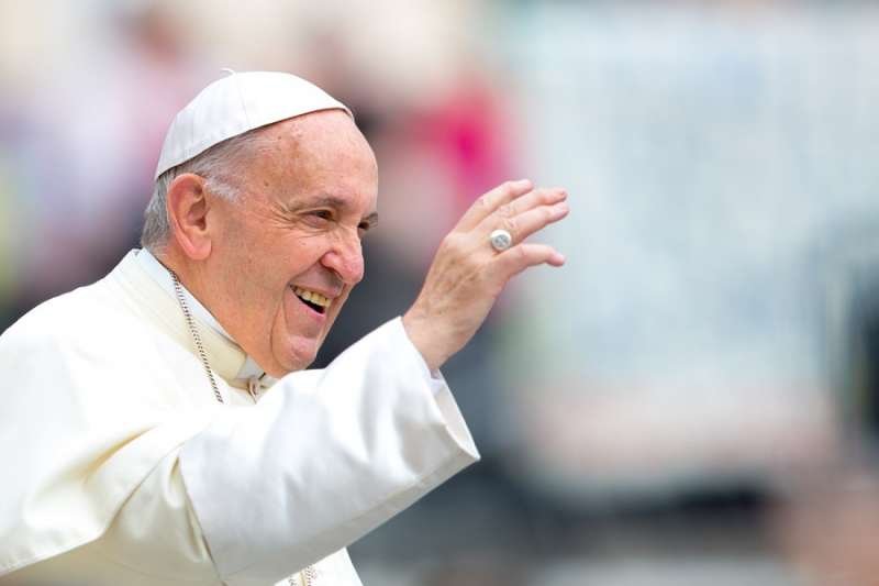Pope Francis at the general audience May 23