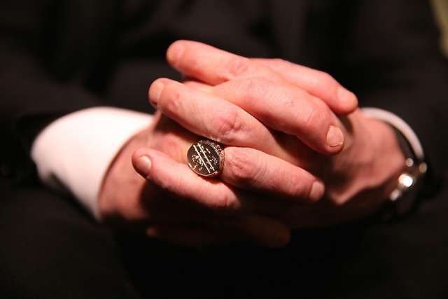 The episcopal ring of Archbishop Peter Wells