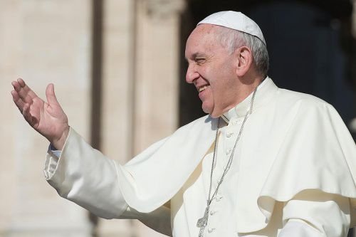 Pope Francis at the Wednesday general audience in St. Peter's Square Aug. 26 2016. Credit: L'Osservatore Romano