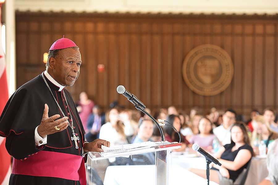 Bishop Edward Braxton (Courtesy of The Catholic University of America Communications Office)