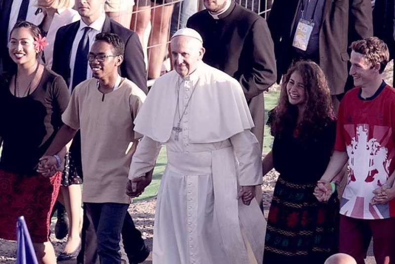 Pope Francis at World Youth Day in Poland