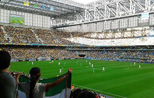 FIFA World Cup 2014 in Brazil. Credit: Gisele Teresinha via Flickr (CC BY 2.0).