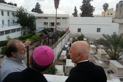 (L-R) Orthodox Archbishop Alexios