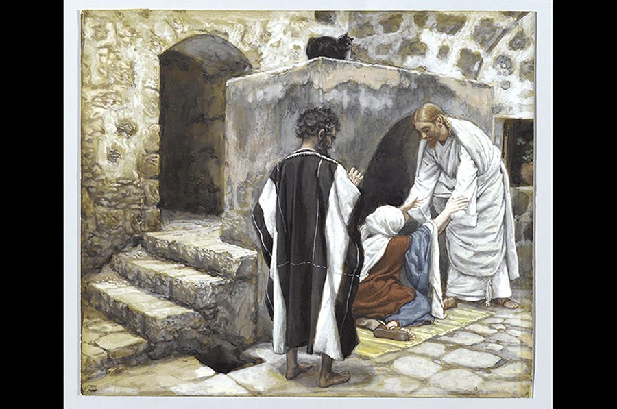 "The Healing of Peter's Mother-in-Law," James Tissot.