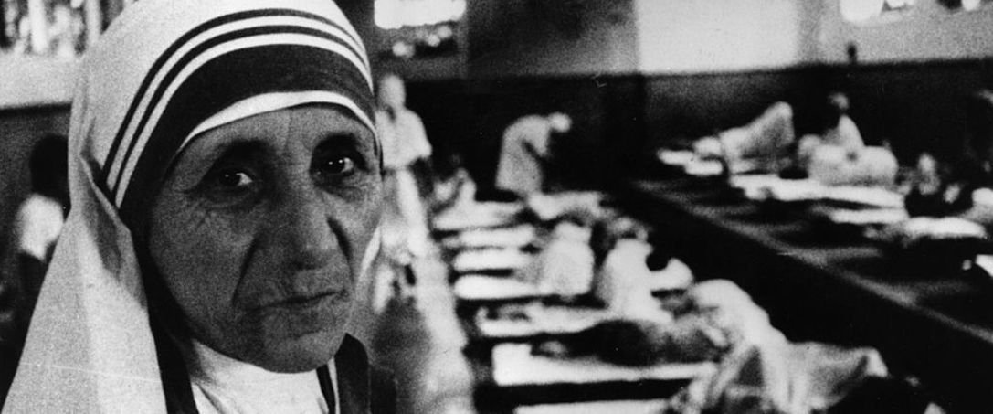 Mother Teresa (1910 - 1997) seen around the time she was awarded the Templeton Prize for Progress (1973). (Photo by Mark Edwards/Keystone Features/Getty Images)