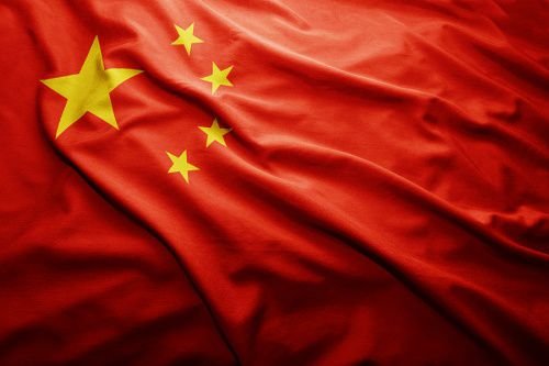 Chinese flag. Credit: esfera via www.shutterstock.com.