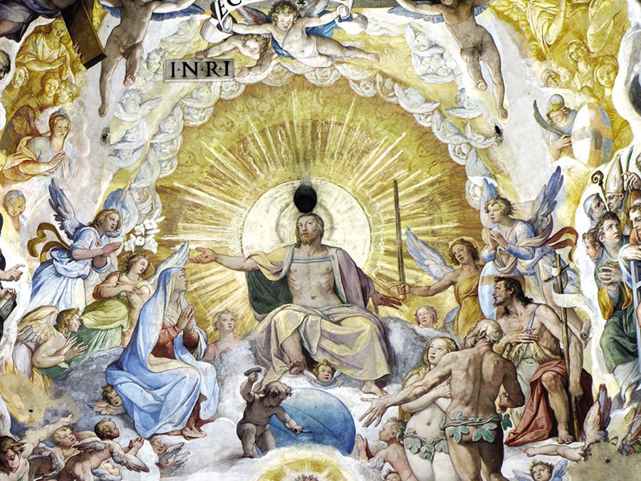 "The Last Judgment," fresco in the cupola of the Cathedral of Santa Maria del Fiorethe (The Duomo).