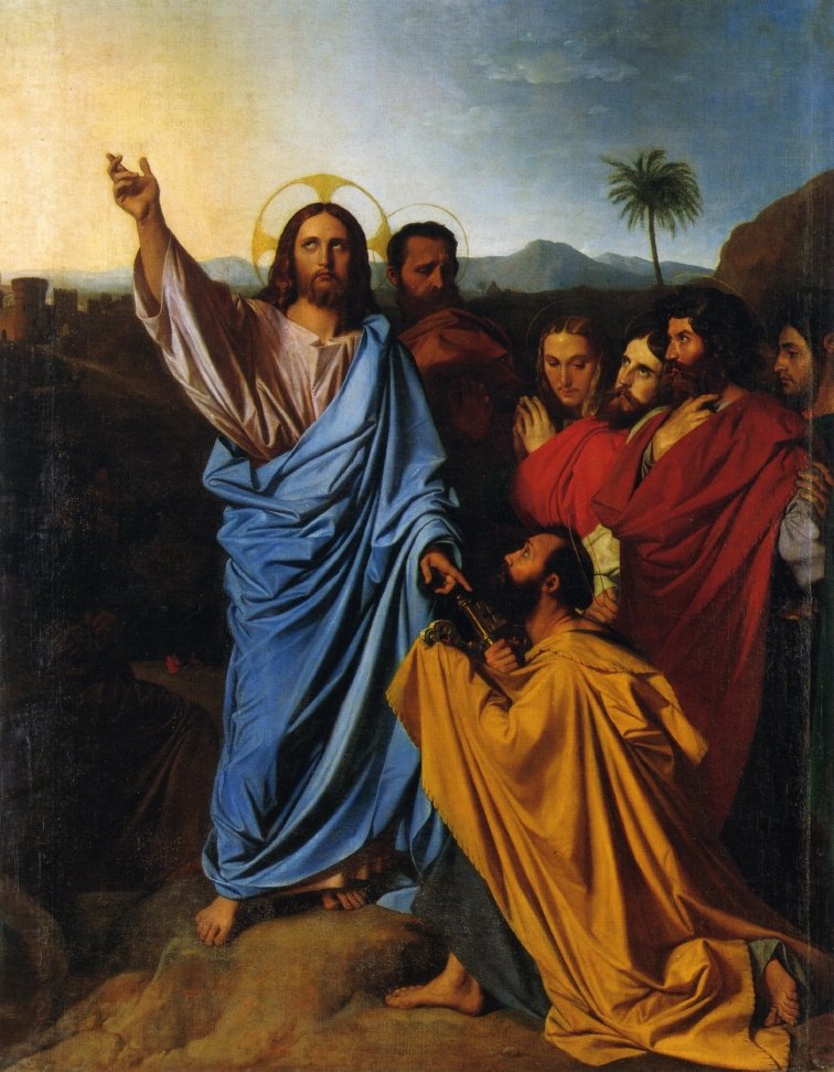 "Christ Delivering the Keys to St. Peter." (WIKIART)