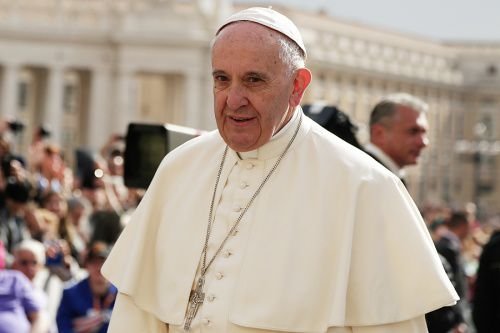 Pope Francis at the General Audience in St. Peter's Square