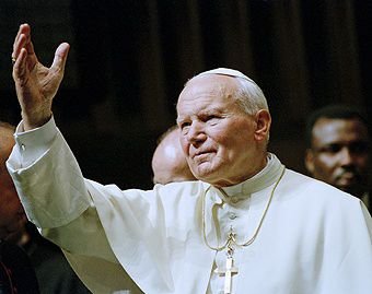 Pope John Paul II Visits the United Nations Credit: UN Photo/Evan Schneider
