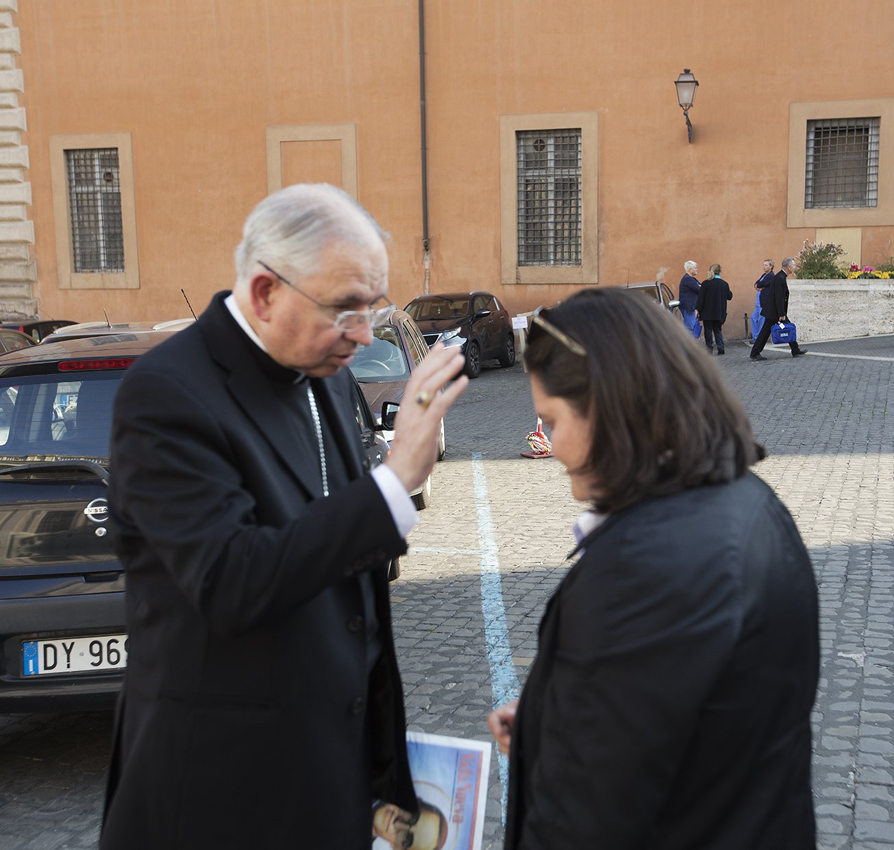 Archbishop Gomez offers a blessing before the canonizations at the 2018 Synod on Young People