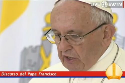 Pope Francis speaks in Armenia