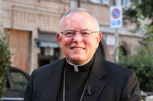 Archbishop Charles Chaput and the World Meeting of Families catechesis book in Rome on Sept. 15