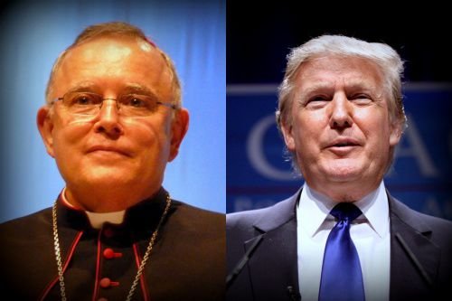 Archbishop Charles Chaput and Donald Trump. Credit: Gage Skidmore via Flickr 1 (CC BY-SA 2.0).