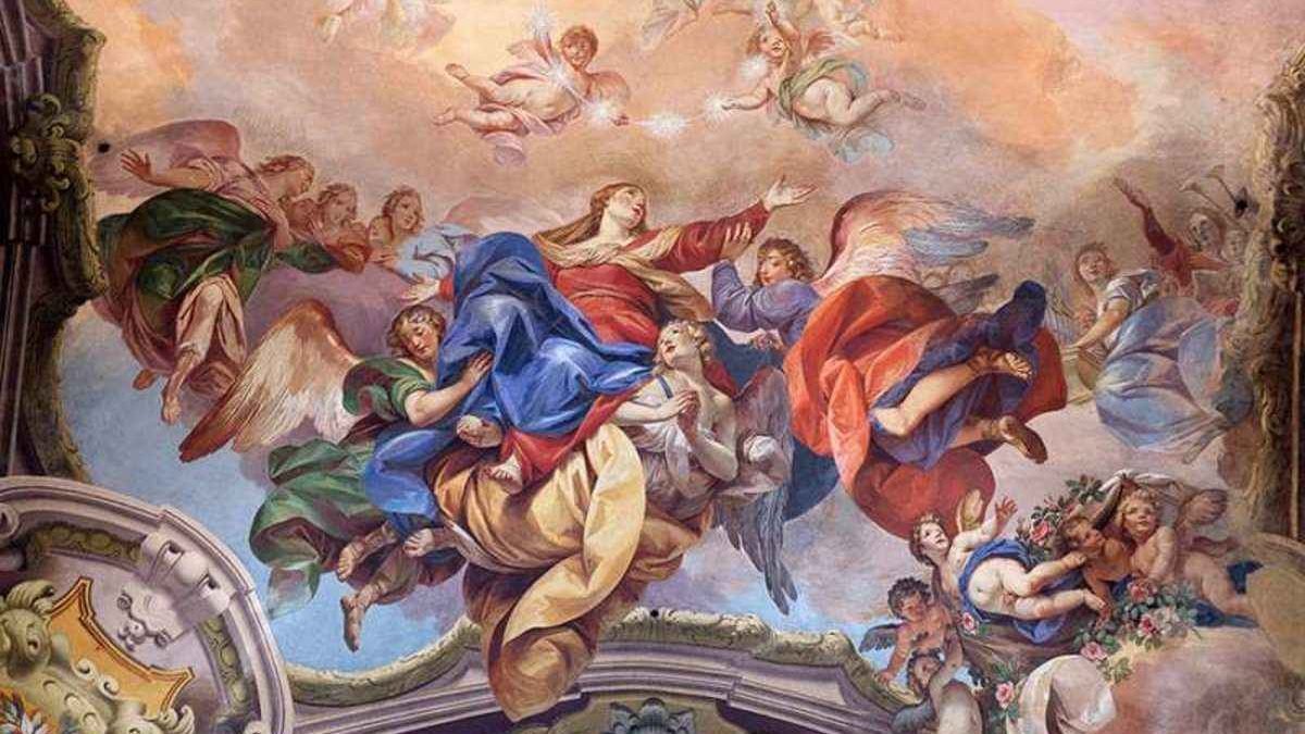 Assumption of the Virgin Mary. (Image via CNA)