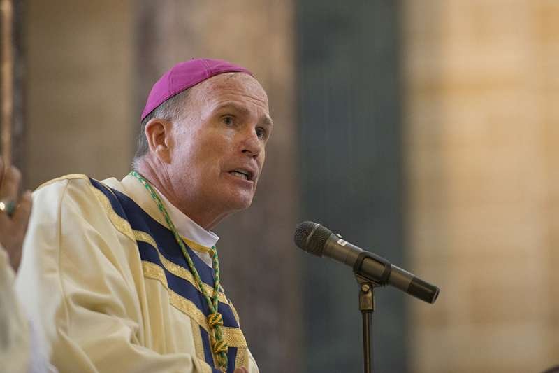 Bishop David. M. O'Connell. Credit: Jeffrey Bruno/CNA