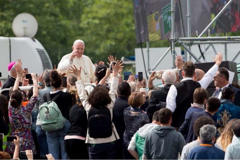Pope Francis in Loppiano May 10