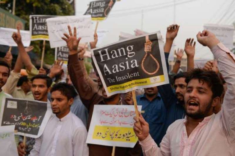 A protest in Lahore on November 2
