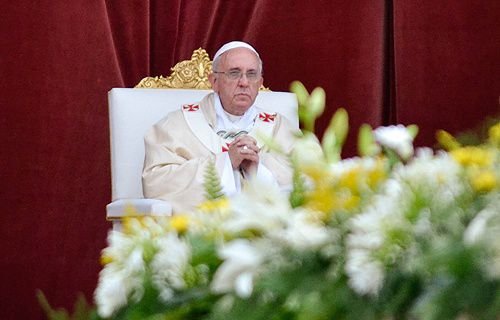 Pope Francis at St. John Lateran basilica on June 19